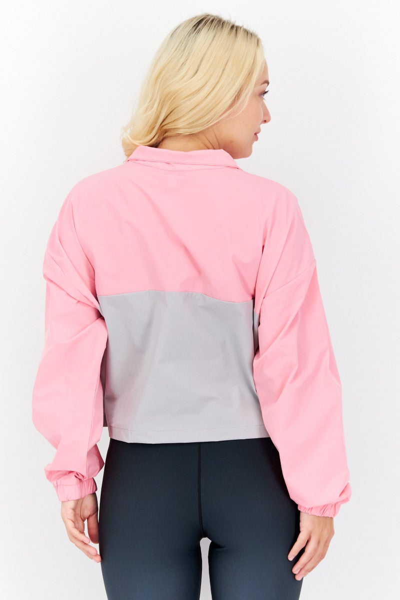Juicy by Juicy Couture Women Long Sleeves Brand Logo Windbreaker Jacket - Image 4